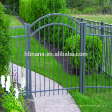 Petite porte en fer forgé élégante ornementale/porte en fer extérieure/porte en fer d&#39;arrière-cour